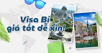 Phí xin visa Bỉ